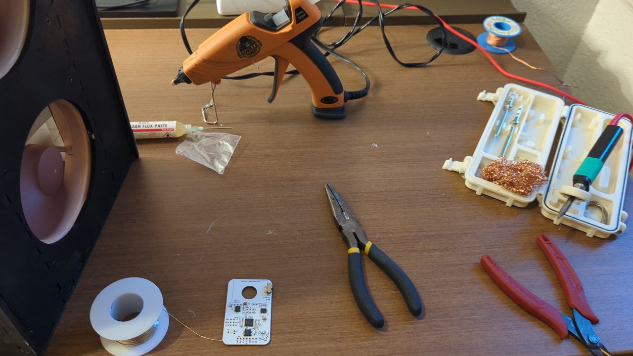 Desk, soldering